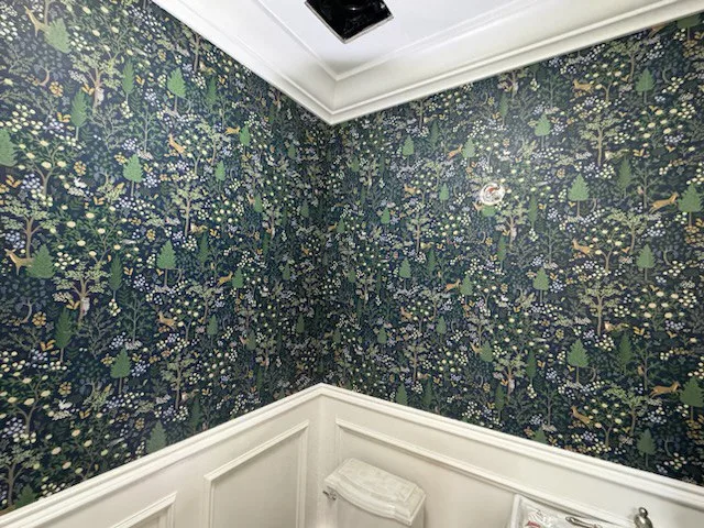 Wallpaper installation process