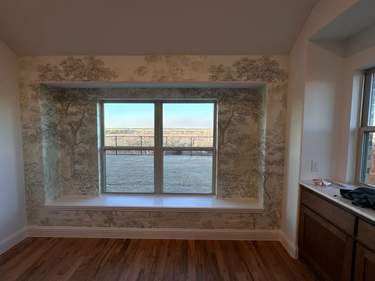 Commercial Wallpaper Installation project Miami